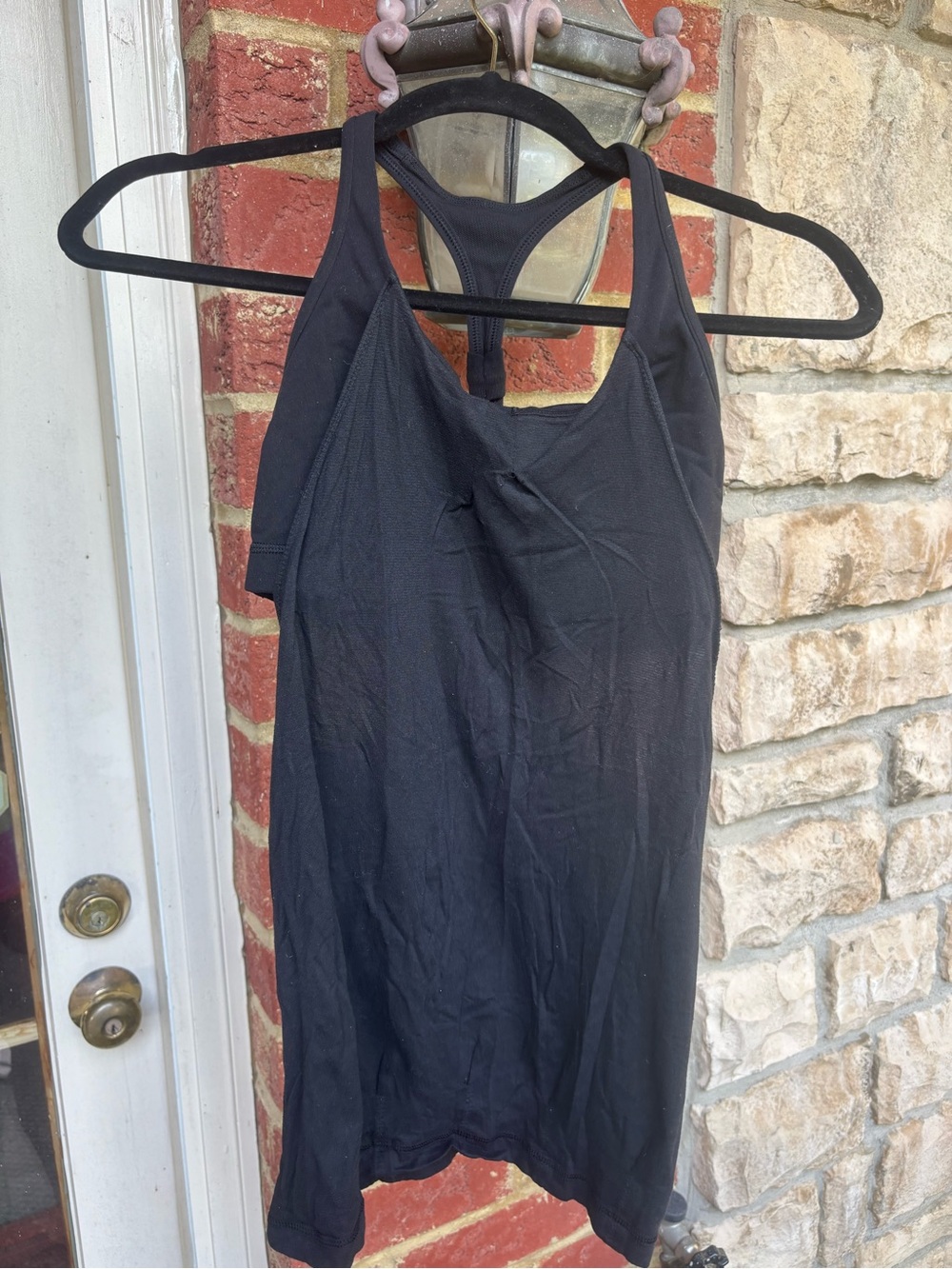 lululemon athletica Black Racerback Athletic Tank